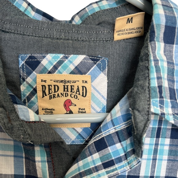 Red Head Brand Co. Short Sleeve Plaid Button Down - Picture 3 of 3